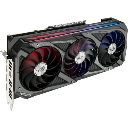 ASUS - NVIDIA GeForce RTX 3070 V2 ROG Strix 8GB GDDR6 PCI Express 4.0 Graphics Card - Black