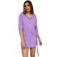 thumbnail image 1 of Vestido mini con cinturón, modelo 1105 (Lila) lila CH Roman Fashion Vestido regular 1105, 1 of 5