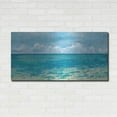 thumbnail image 3 of Luxe Metal Art 'Caribbean Sea Reflections' by Silvia Vassileva, Metal Wall Art, 48" x 24", 3 of 9