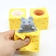 thumbnail image 2 of Squish Cheese Mouse Toy Environmental Friendly Soft Silicone Anxiety Stress Relief Squeeze Cheese Mice Toy, 2 of 3