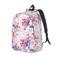thumbnail image 2 of Yiaed Lilies Flowers Print Backpack, Premium Laptop Backpack, Travel Backpack for Women, Lightweight Backpacks, Comfortable Back Pack-Small, 2 of 5