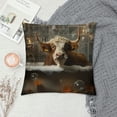 thumbnail image 2 of Orinice Cow Theme Graphic Decorative Throw Pillow Cover for Home Couch Living Room Bed Sofa - Aesthetic Decorative 1PC 12x12in, 2 of 5