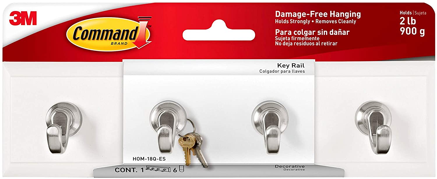 Quartz 6-Strips Decorate Damage-Free Key Rail 1-Rail 1