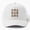 White, variant on Coquette Halloween Baseball Hat, Orange Bow Pumpkin Spooky Graphic Design, Classic Cap