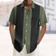 thumbnail image 2 of Camiseta Casual De Manga Corta Con Cuello Redondo Y Mangas Cortas Para Hombre, Diseño De Cocotero De Playa, 2 of 4