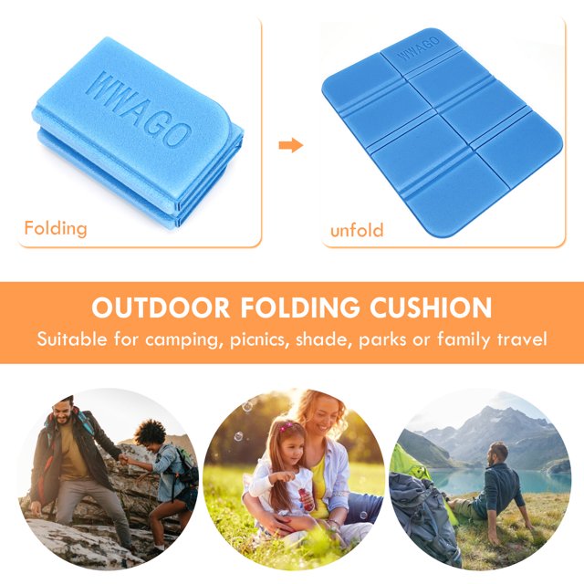 Esterilla plegable para acampar al aire libre asiento de Picnic senderismo Likrtyny cojín de espuma almohadilla plegable para actividades al aire libre