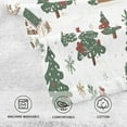 thumbnail image 5 of Yayeee 100% Cotton Hand Towels for Bathroom 16" x 28" Soft Absorbent Kitchen Towel, Brown Christmas House, 5 of 7