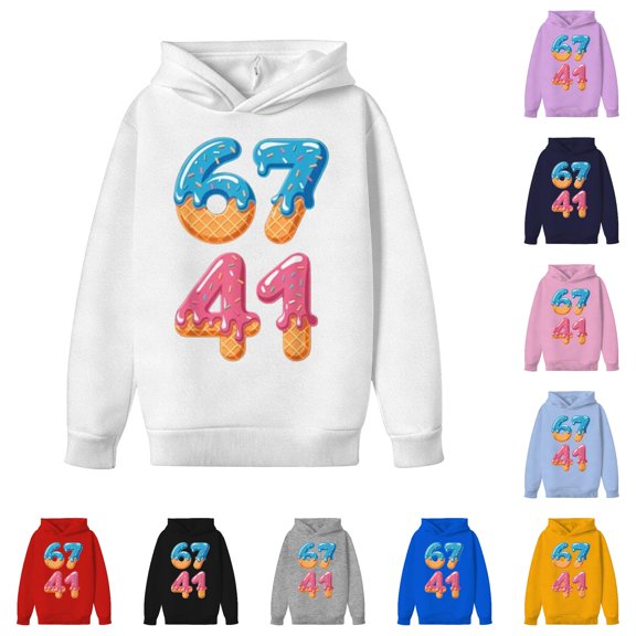NordicNest Boys Pullover Hoodie Soft Casual Sweatshirt For Kids Youth Athletic Jacket With Pocket Boys 12-14 Clothes