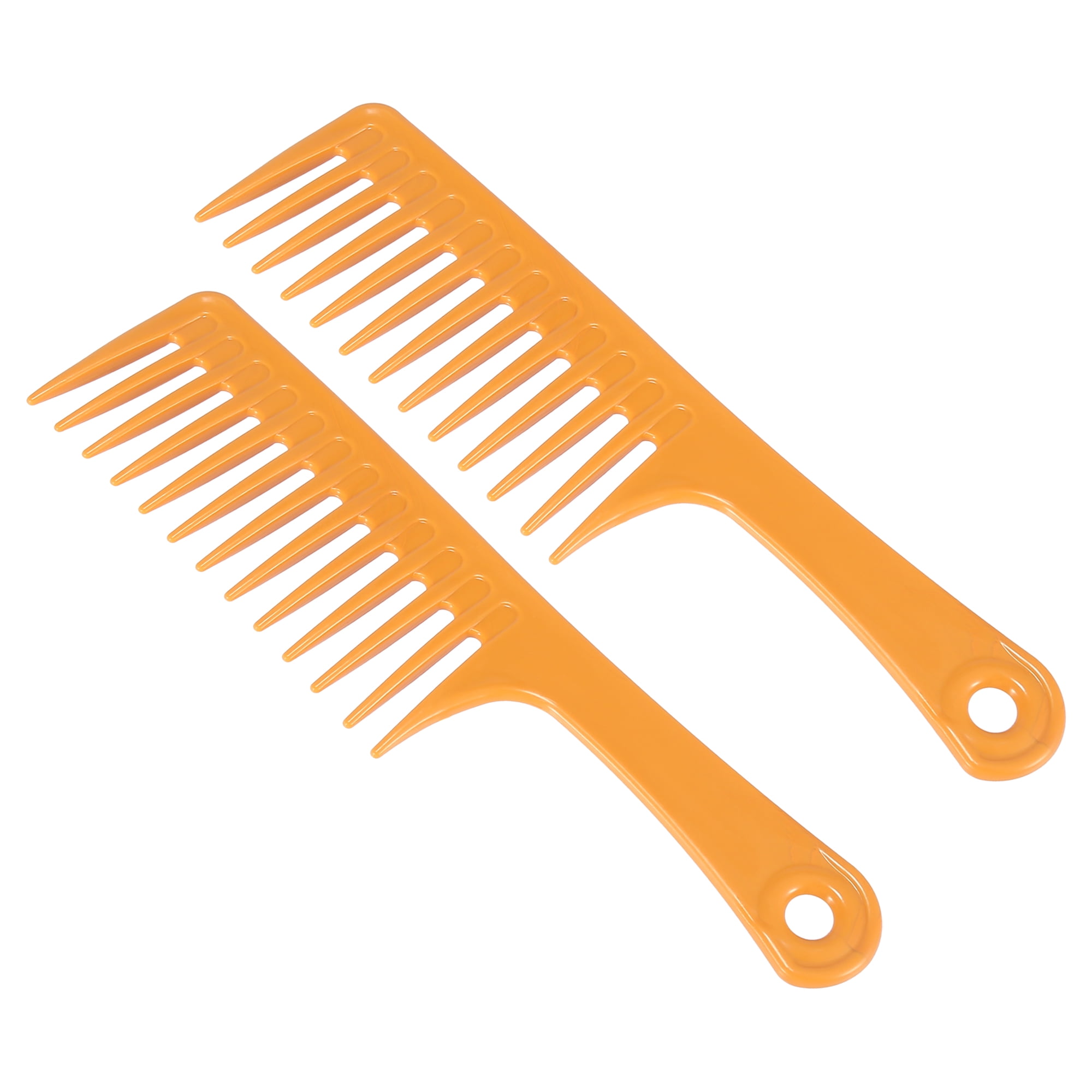 Unique Bargains 2pcs Wide Tooth Comb for Curly Hair Wet Hair Long Thick