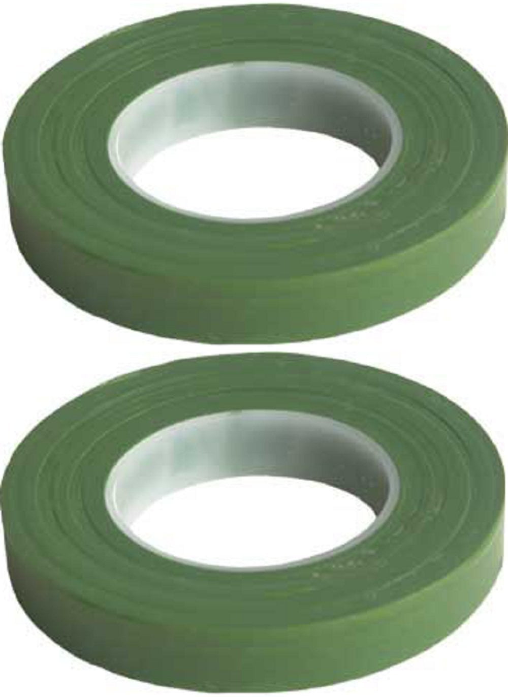 DECORA 1/2 Wide 4 Rolls Green Floral Stem Wrap Tapes for Bouquets and Brooch