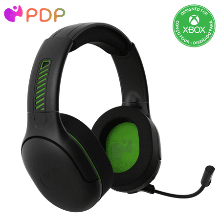 PDP AIRLITE Pro Wireless Headset: Black For Xbox Series X|S, Xbox One, and Windows 10/11 PC