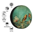 thumbnail image 4 of Goofa Retro Birds Pattern Universal Tire Cover for Jeep, SUV, Truck, and Trailer – Waterproof, UV-Resistant,Easy to Install, Fits 14"-17" Tires-15 inch, 4 of 6