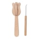 thumbnail image 2 of Telar de tablero de tejer,Kit de tenedor para tejer y aguja de ojo grande de madera,Herramienta de cordón para tejer a mano para tejedor de bricolaje,Herramientas de tejer de madera tipo, 2 of 3