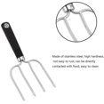 thumbnail image 2 of Stainless Steel Poultry Lifting Forks Professional Meat Forks, 2 of 5