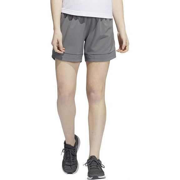 HH7502 Adidas Stadium Womens 5 Inch Training Shorts Team Grey Four/White S