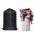thumbnail image 1 of Cqxid Home Textile Storage Under $10 Dirty Laundry Bag 31x47.2 Inch Polyester Oversized Heavy Duty Laundry Bag With Drawstring Black, 1 of 4