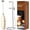 Khaki, variant on Handheld Electric Milk Frother Battery Operated Mini Drink Mixer Waterproof Detachable Stainless Steel Whisk with Stand One-click Start for Latte, Cappuccino,Hot Chocolate (White)