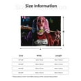 thumbnail image 7 of Character Harley Quinn Thick Blanket Cozy Soft Fuzzy Anti-pilling Flannel Throw Blanket Warm Sofa Bed Blanket 80"x60" For Adult Teen Kids, 7 of 7