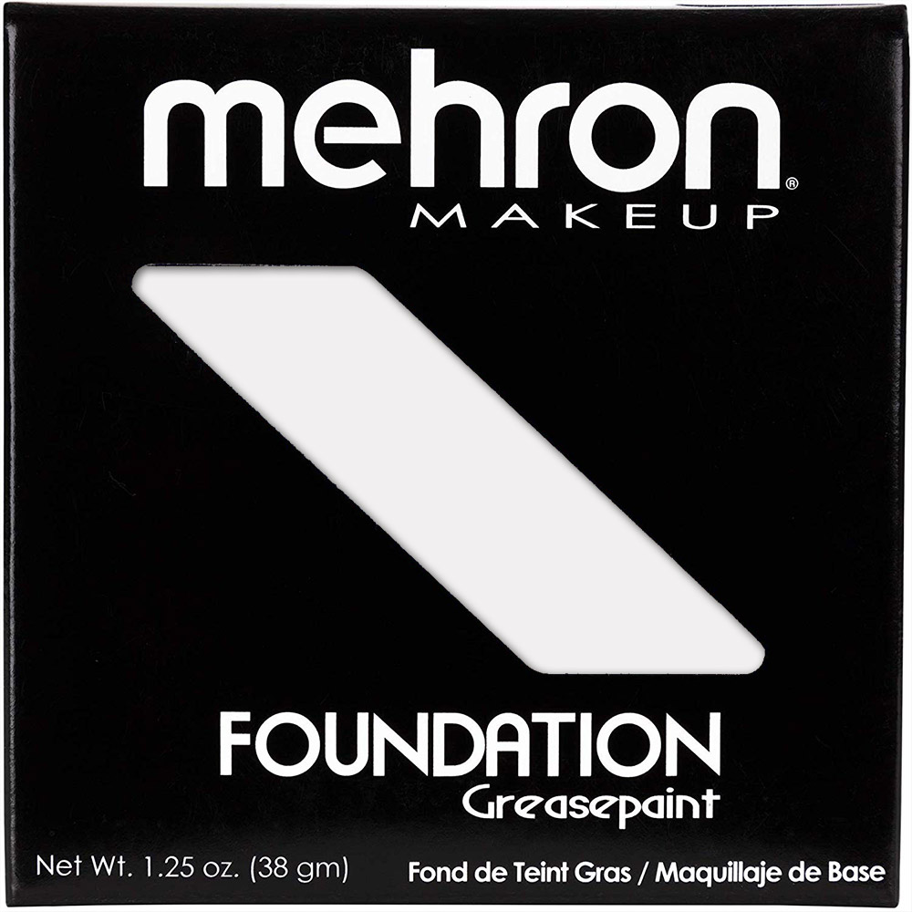 Mehron Makeup Foundation Greasepaint (1.25 oz) (WHITE)