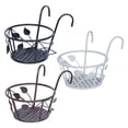 thumbnail image 4 of Support de Jardinière sur Rambarde, Support Suspendu pour Fleurs, Balcon, Terrasse, Clôture, Support pour Pots de Plantes et Fleurs pour Usage Intérieur et Extérieur, 4 of 5