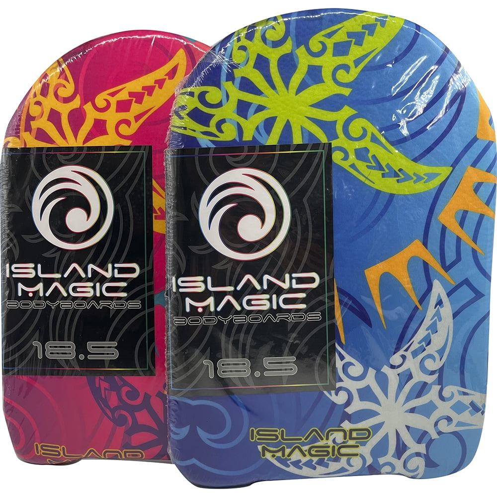 (2 pack) Island Magic EPS 18.5" Starfish Swish Lightweight Kids Adults Swimming Kickboard, Assorted Colors