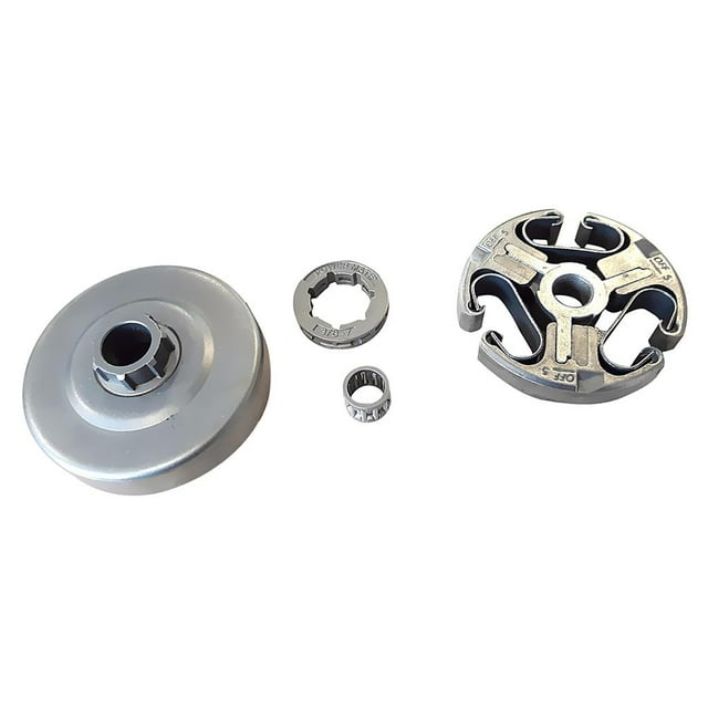 Embrague Y Embrague Tambor Y Corona Dentada 3/8 ''-7 Y Cojinete de La Caja Del Embrague para La Moto HUSQVARNA 362 365 371 372 372XP NUEVO Soledad Tambor del embrague de la motosierra