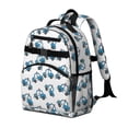 thumbnail image 2 of Police and Checkered White Pattern Backpack for School, Cute School Bag with Adjustable Shoulder Straps and Padded Back, 15.25"x11.5"x5.25", 2 of 5