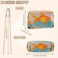 thumbnail image 4 of FORMRS Women Crossbody Purse with Chain Strap Vegan Leather Shoulder Handbag, Goldfish, 4 of 7