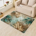thumbnail image 1 of Tropical Leaf Rug 4x5 Area Rugs for Bedroom Living Room, Palm Monstera Area Rug, Botanical Carpet Machine Washable Non-Slip Rug, Soft Low Pile Area Rug, Indoor Decorative Rugs G&n185, 1 of 7
