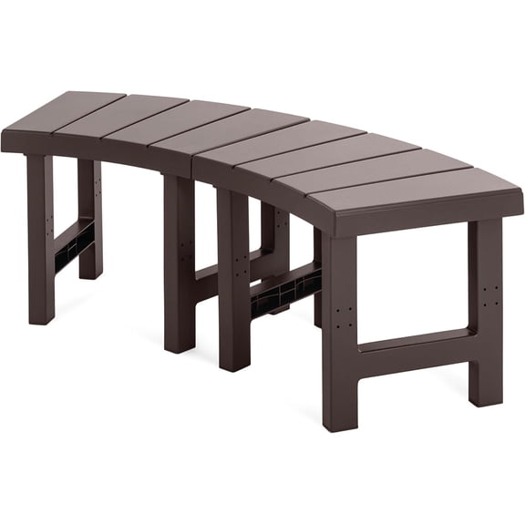 Bench Set for 4 Person Round Hot Tub with 77in Diameter 2 Medium Benches - Modular Spa Accessory - Foldable for Easy Storage