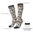 thumbnail image 5 of Picia Women Crew Soft Moisture-wicking Socks Tulips Flowers Pattern Design Cotton Socks, One Size fit All, 5 of 9
