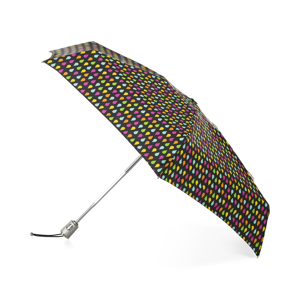 Totes Signature Totes SunGuard Auto Open Close Compact Umbrella with
