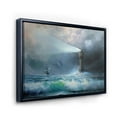 thumbnail image 3 of Designart 'Lighthouse Shining Light During Stormy Clouds Night II' Nautical & Coastal Framed Canvas Wall Art Print, 3 of 5
