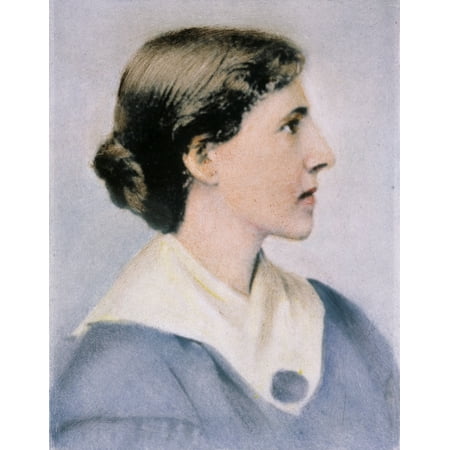 Feminist Photo - Charlotte Perkins Gilman N(1860-1935) American Feminist Writer And Reformer Oil Over A Photograph Rolled Canvas Art - (24 x 36)