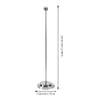 thumbnail image 2 of WEUVEB 4Pcs Table Flag Decoration Metal Silver for Office Use and Festivals, 2 of 8