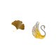 thumbnail image 5 of Elegante Escultura De Pared De Hojas De Cisne Con Ginkgo, Decoración Artística De Resina Con Forma De Ave Para Sala De Estar, Oficina, Hotel, Comedor, Restaurante, Casa De Campo O Dormitorio., 5 of 8