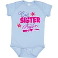 thumbnail image 3 of Inktastic Big Sister Again with Flowers and Arrow Girls Baby Bodysuit, 3 of 5