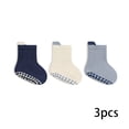 thumbnail image 2 of LYMAYTER ‌Toddler Infant Cotton Socks 3 Pack Non-Slip Grip Sole for Baby Boys Girls Indoor Floor 0-5Y, 2 of 8