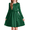 Green, variant on Arshiner Girls Dresses Puff Long Sleeve Fall Winter Formal Party Belted Dress with Pockets