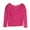 Pink - hotpink, variant on Project Social T Womens Metallic Thread Embellished T-Shirt, Pink, Small