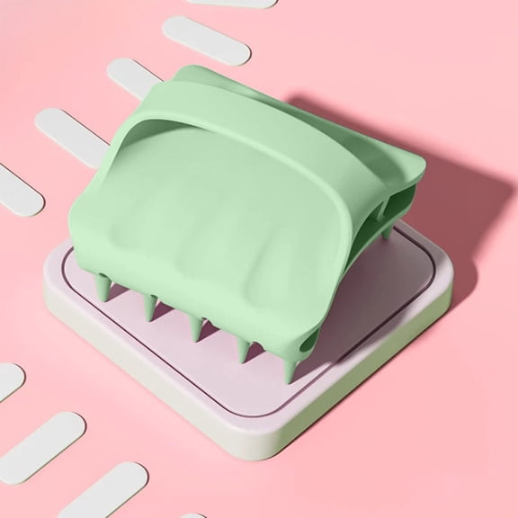 Ohmyroo Silicone Scalp Massager Shampoo Brush Wet Dry Dandruff Removal Tool for Home Personal Care Needs