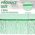 thumbnail image 2 of Sequin Tassel Trimming Green 250mm tassel: 180mm, 2 of 6