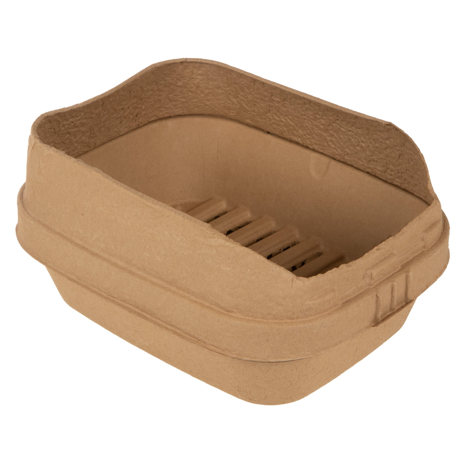 Kitty Sift (Set of 1 Litter Box, 3 Sifting Liners & 1 Shield) Sustainable, Clean, Sifting, Disposable Cat Litter Box with Shield, Large