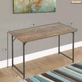 thumbnail image 3 of PayLessHere 47 inch Computer Desk Modern Writing Desk, Simple Study Table, Industrial Office Desk, Sturdy Laptop Table for Home Office, Vintage, 3 of 8