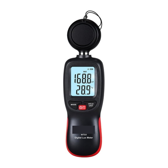 Digital Lux Meter WT81 Luxmeter Pocket Light Meter 0~200 Lux Handheld Illuminometer Sensor Photometer Measuring ,Long time use
