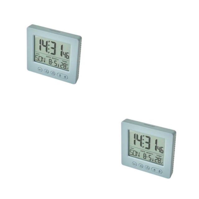 Reloj despertador LCD Cateissary con Función de repetición de fecha Type1 NO1