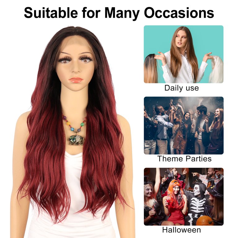 Unique Bargains Lace Front Wigs for Women 26 display picture 1