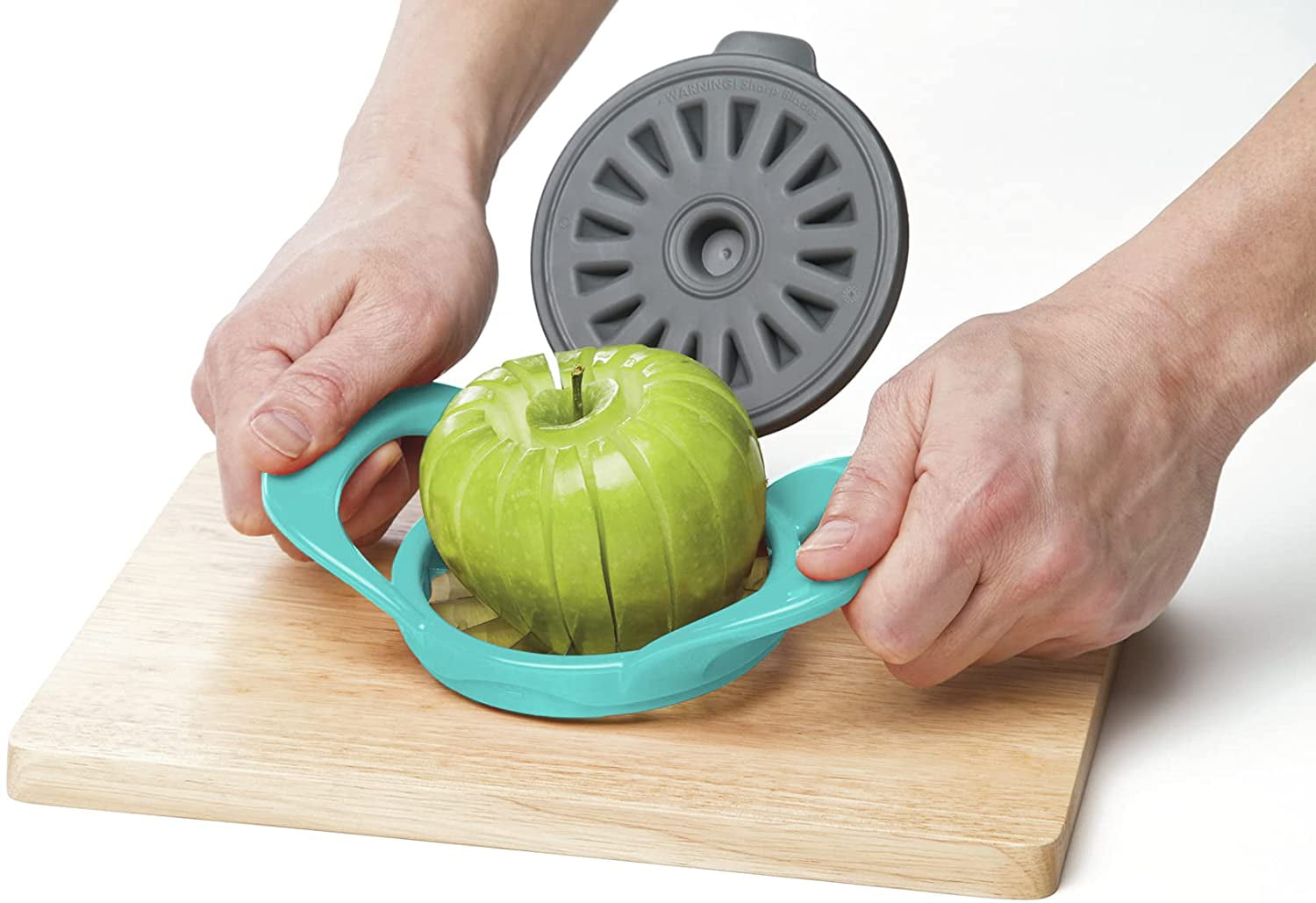 My Perfect Kitchen Green Apple Peeler Corer Slicer Vacuum Base 11x5.25x4