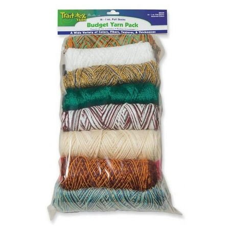 UPC: 0029444006508 | Trait-tex Budget Yarn Pack Assorted Colors 16 oz. (16 Skeins)