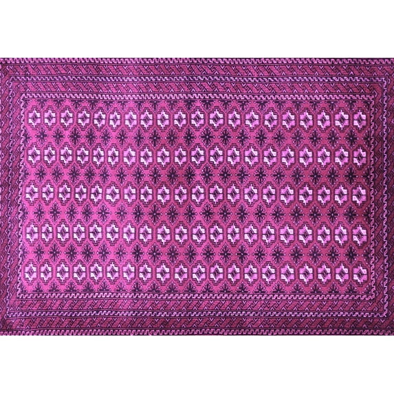 Ahgly Company Indoor Rectangle Persian Purple Traditional Area Rugs, 2' x 4'